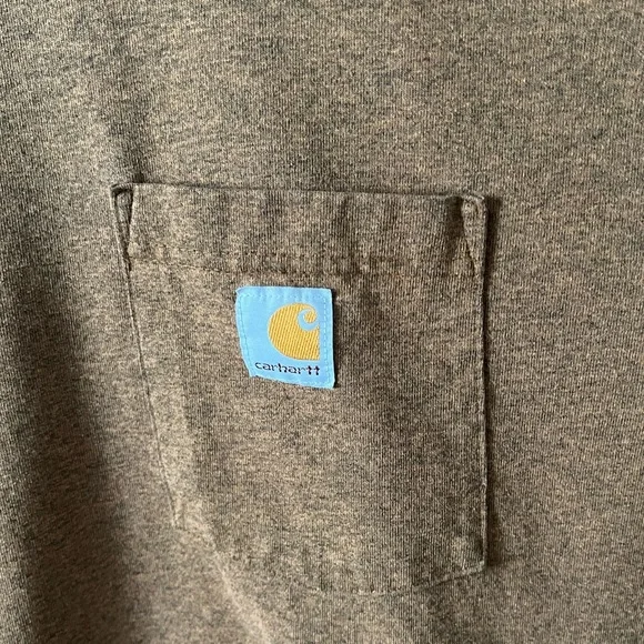 Carhartt Loose Fit Heavyweight Short-Sleeve Pocket T-Shirt  3XL Walnut Brown EUC - Picture 5 of 9
